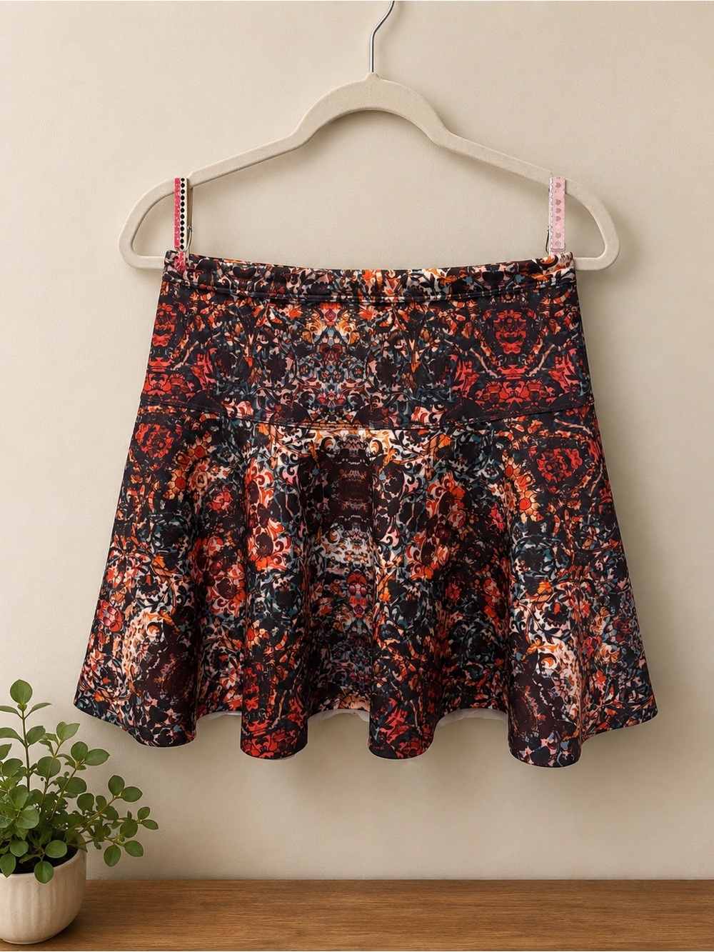 Abercrombie & Fitch Active Skater Skirt Skort Floral Print Women’s Medium